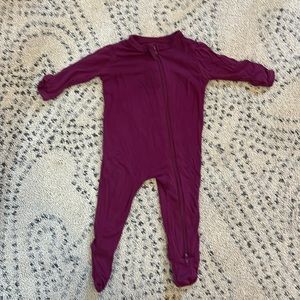 Kyte baby front zip bamboo romper